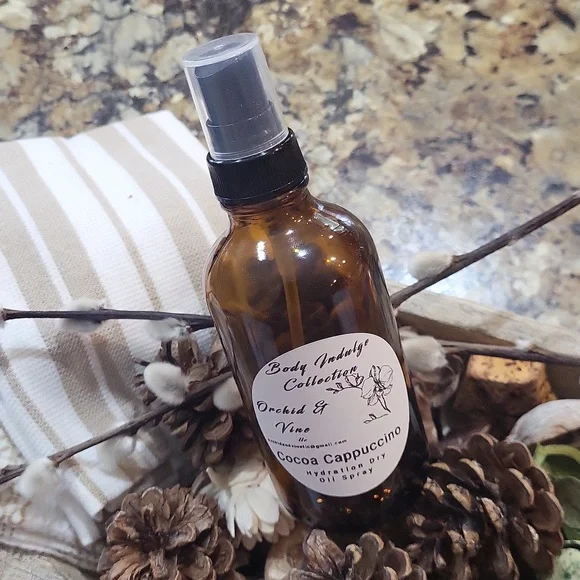 Cocoa Cappuccino Body Indulge Hydration Dry Body Oil Spray 4oz - Picture 3 of 3